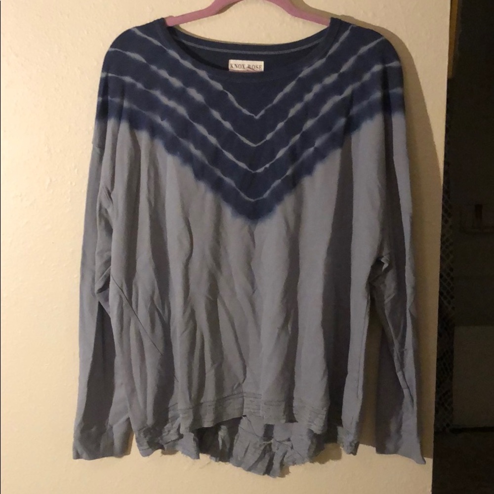 Blue Tye Dye Sweater